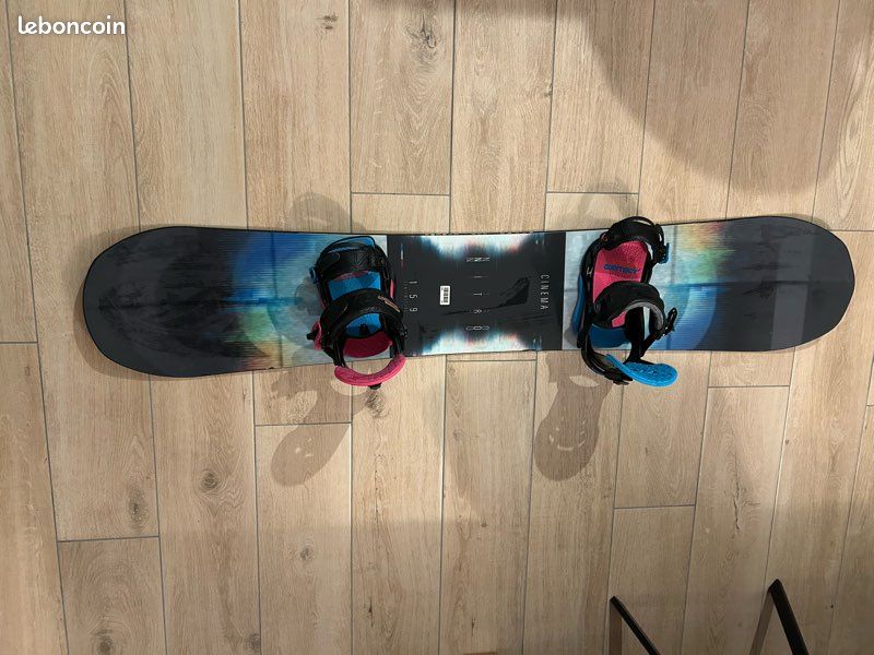Snowboard Nitro Spectrum 159 Cm Occasion - All-Mountain, Directionnel, Pour Unisexe Adulte