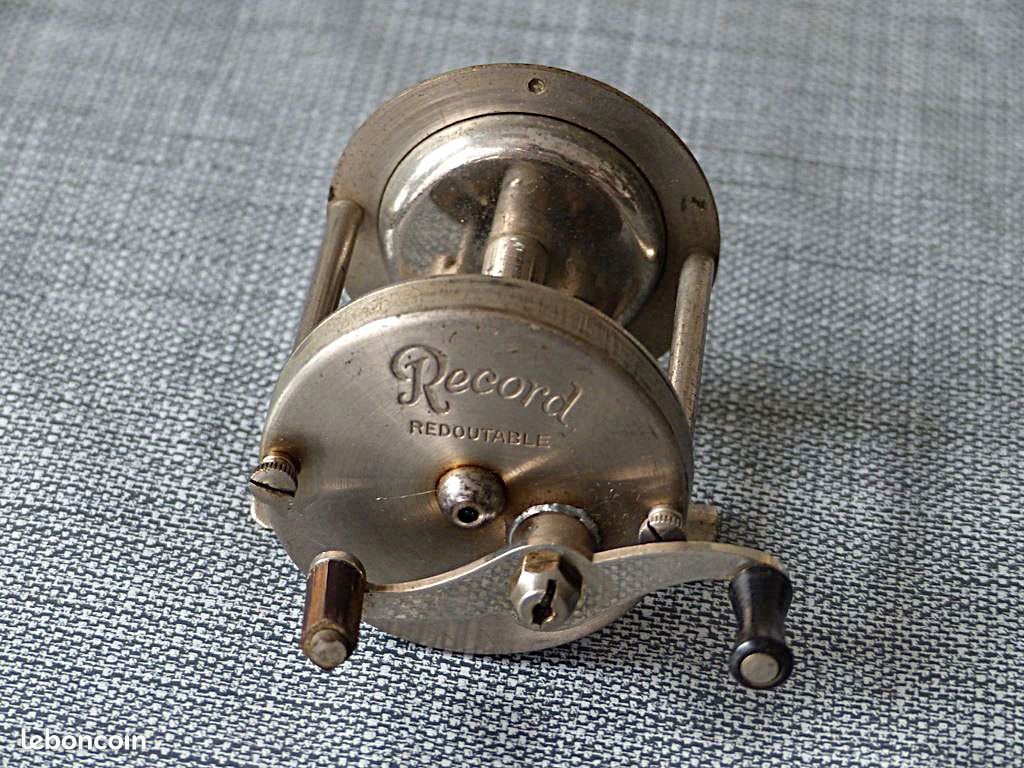 Moulinet Ancien Record Redoutable - Pêche Truite - Fabriqué En France - Vintage