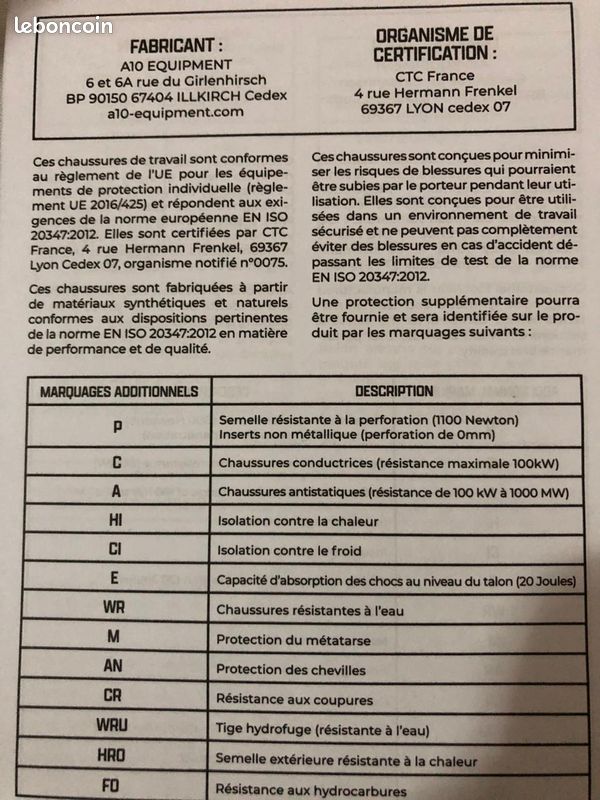 Chaussures de sécurité 40 (image 5)
