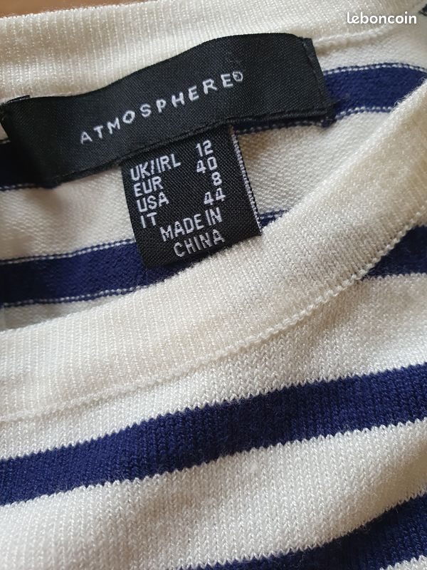 Pull marinière neuf (image 3)