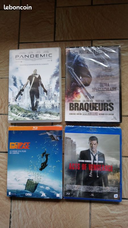 4 DVD neufs sous blister (image 1)