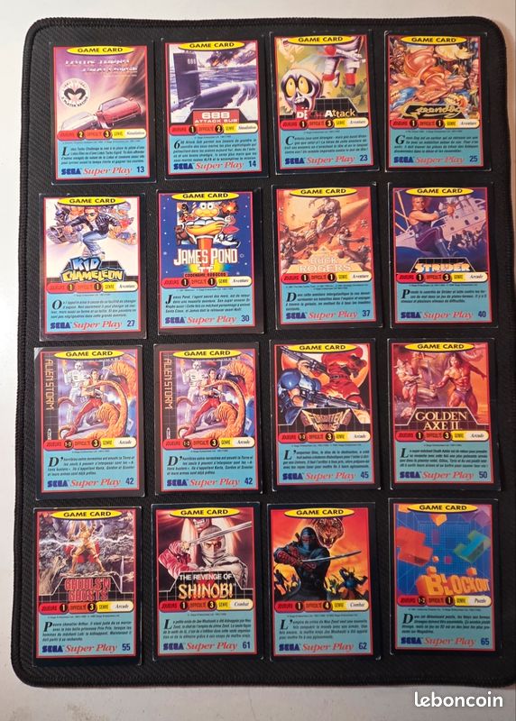 panini sega super play game card 1991 videojueg - Acheter Cartes à collectionner anciennes sur todocoleccion