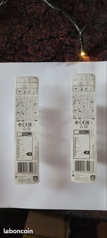 Lampe Philips ECO halogène R7s 120w équivalent 150w 78mm durée de vie 2000h (image 2)