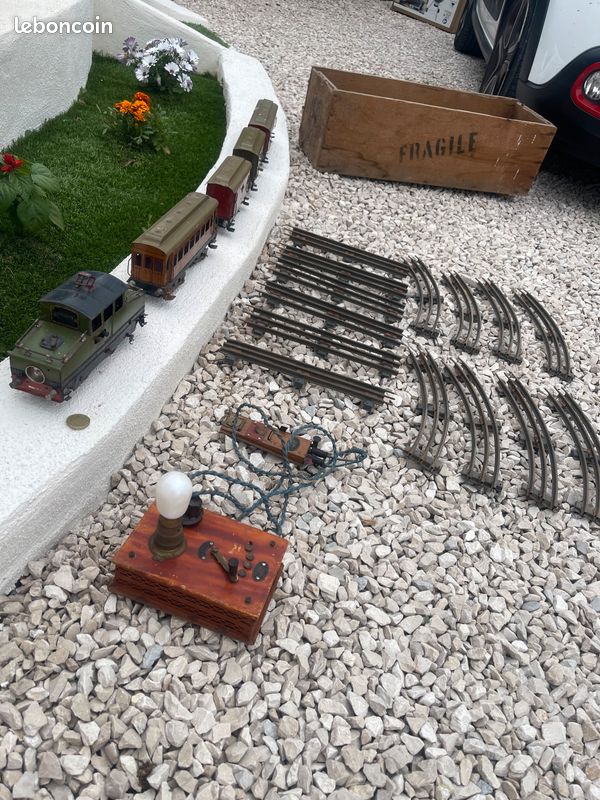 Paire De Wagons Plats JEP – Tôle à Essieux Indépendants – 1925/32 – Train Ancien