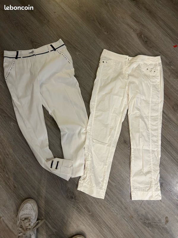Lot De Pantalons Pour Femme Taille 38 - Marque La Redoute - Couleurs Variées - Bon état