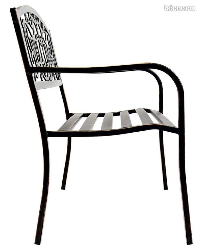 Banc de Jardin Vintage (Charge 320 kg), (127x63,5x89cm) (Bronze) - Neuf – Livraison en 6 jours ⭐ (image 5)