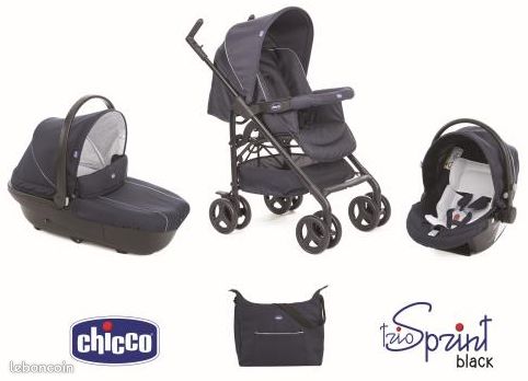 Poussette Chicco Trio Sprint Gris Poussette Chicco Hamac Pour