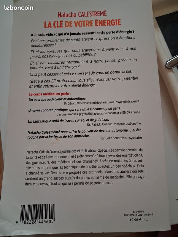 Livre " la clé de votre energie"n.calestreme (image 3)