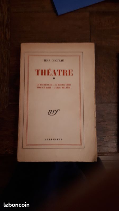 Théâtre - J. COCTEAU (image 1)