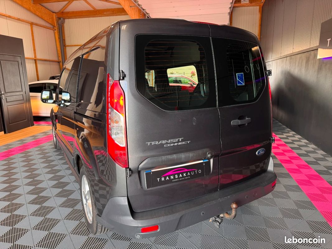 FORD TRANSIT CONNECT CABINE APPROFONDIE 1.5 ECOBLUE 120 S&S BVA8 Trend CAMÉRA DE RECUL / ANDROID AUTO / ATTELAGE / ENTRETIEN COMPLET (image 10)