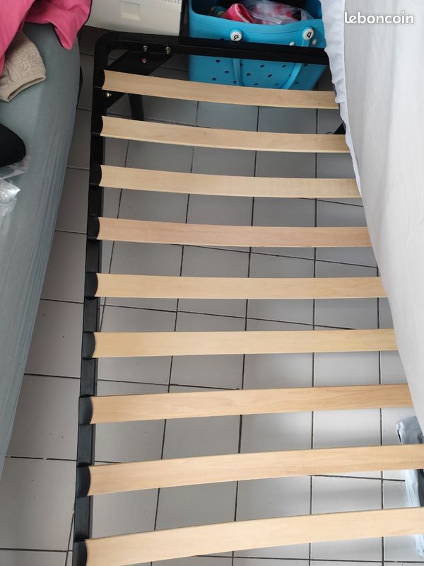 Lit simple + matelas (image 2)