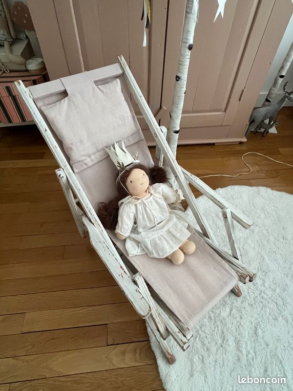 Chaise longue enfant années 1930 (image 2)