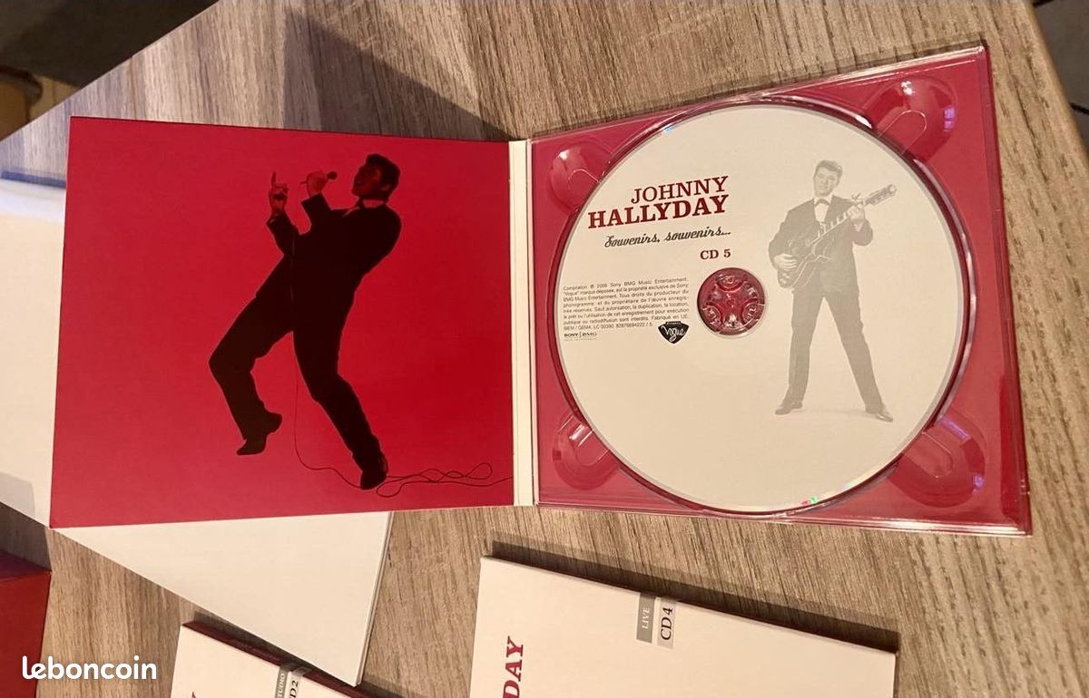 Johnny hallyday "souvenirs, souvenirs" coffret l'intégrale des années vogue tirage limité et numéroté (image 10)