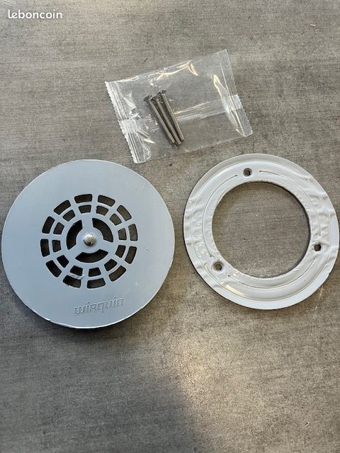 Grille en inox brossé Wirquin pour bonde de douche SLIM (image 2)