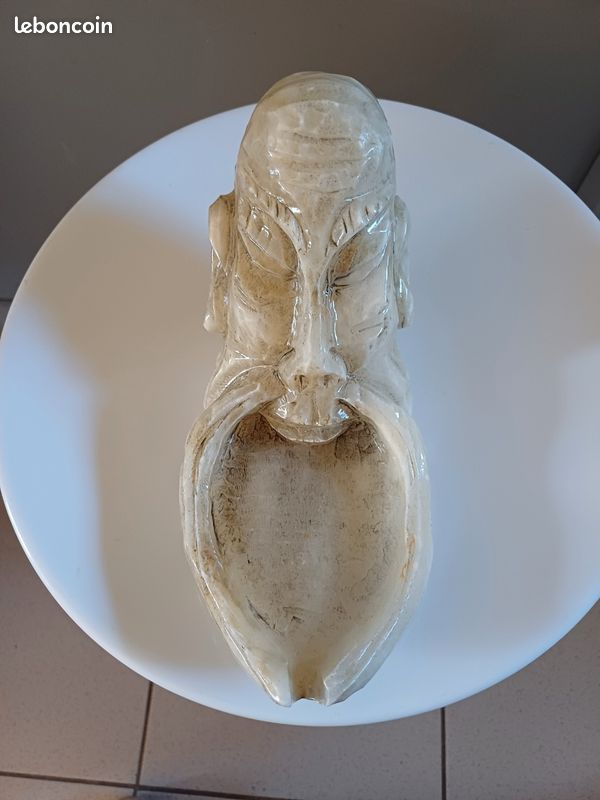 Superbe cendrier,vide poche,sculpture asiatique (image 2)