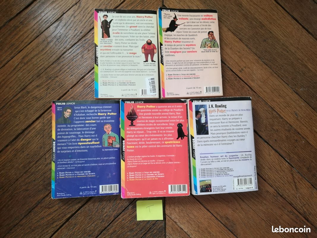 T LOT HARRY POTTER Frais de ports offerts (image 2)