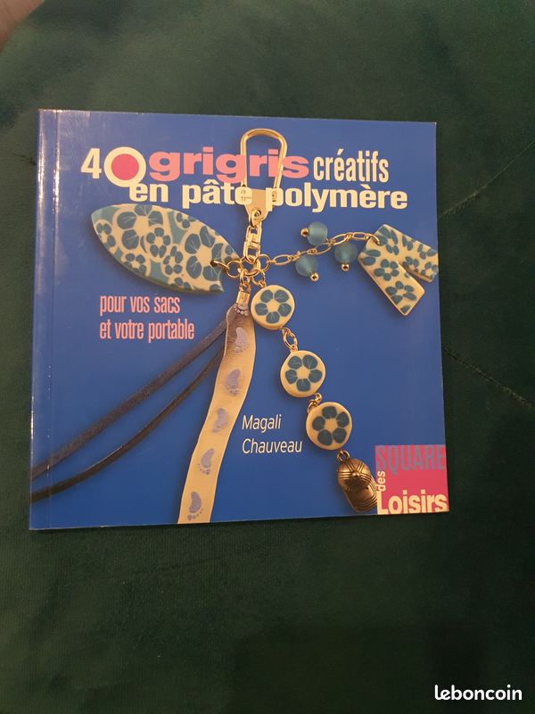 40 grigris créatifs en pâte polymere (image 1)