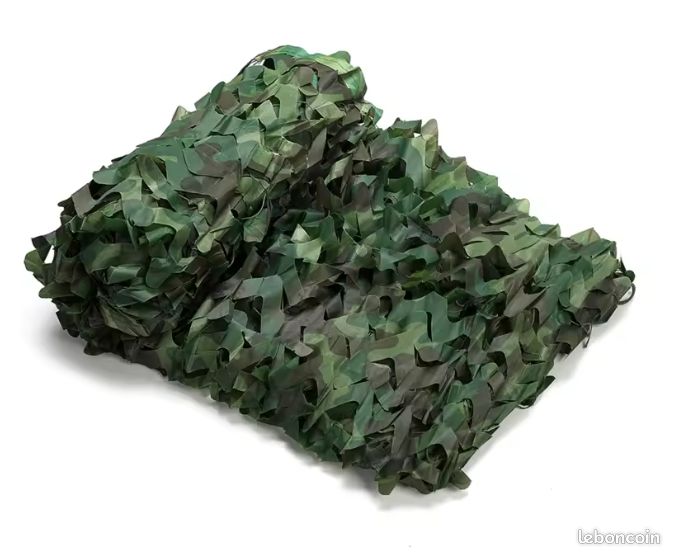Filet de camouflage Jungle vert 3m x 4m (image 3)