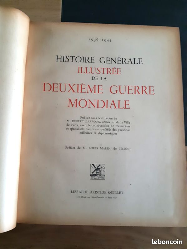 2 livres 2ème guerre mondiale 39/45, Quillet (image 8)