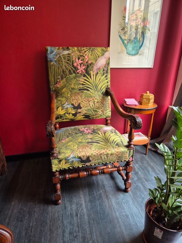 Chaise style Louis XIII (image 1)