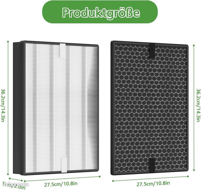 FY2420/30 FY2422/30 Filtre de rechange compatible avec purificateur d