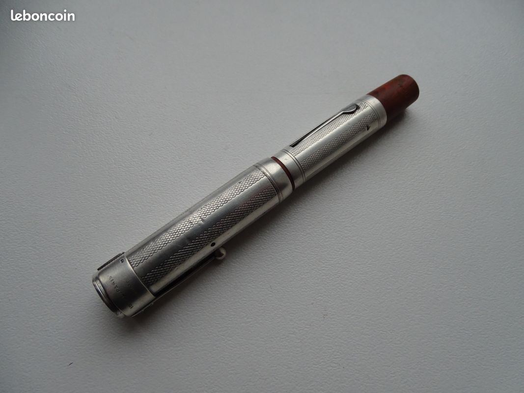 Stylo Plume Waterman Paris Argenté - Occasion, En Argent