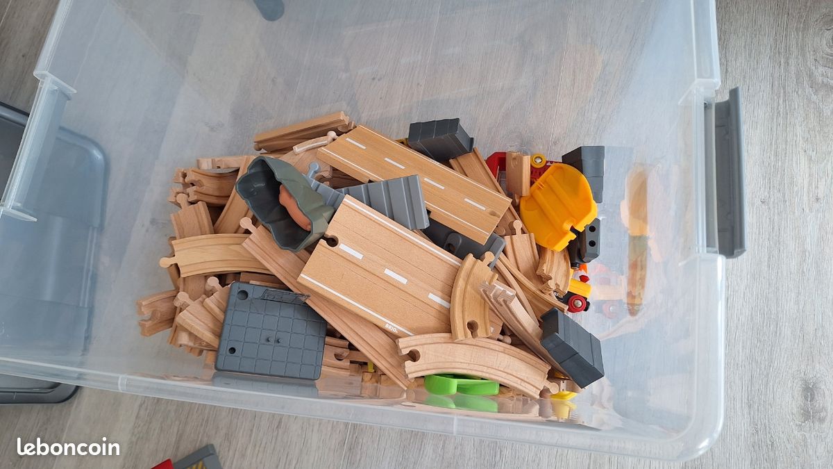 Lot train en bois BRIO (image 4)