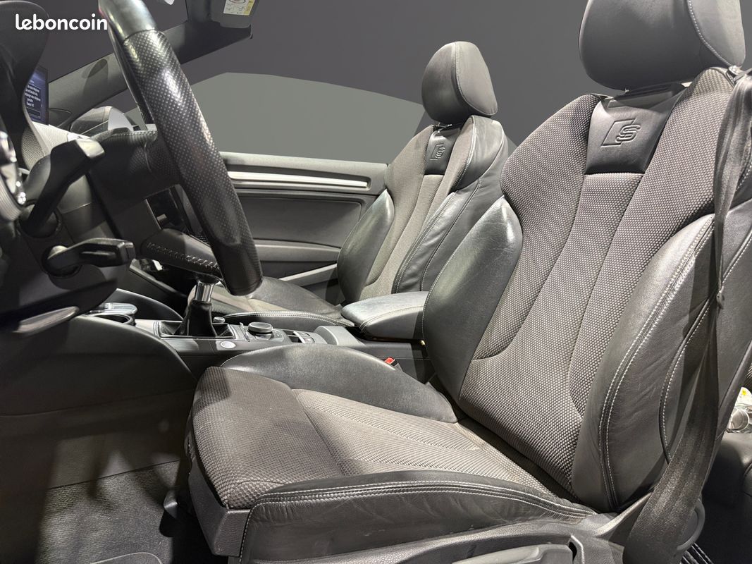 AUDI A3 CABRIOLET 2.0 TDI 150 S Line Garantie 12 mois Sièges chauffants Capote acoustique Roue de secours (image 9)