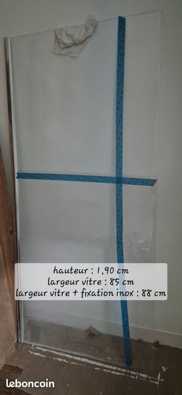 Paroi de douche fixe (image 2)