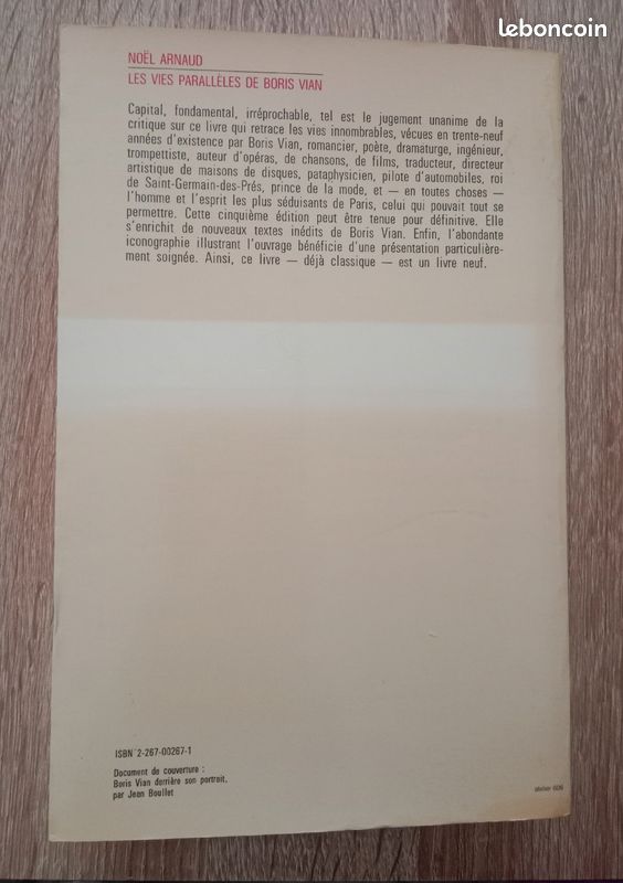 ✓ Noël Arnaud - Les vies parallèles de Boris Vian (image 2)