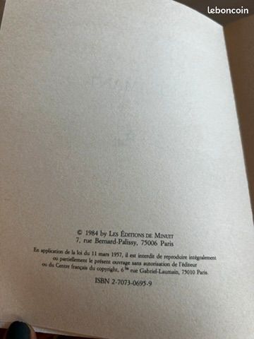 L'amant de Marguerite Duras - édition originale (image 2)