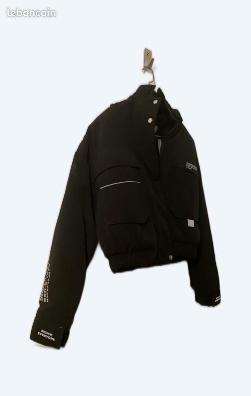 ☑️💓BERSKHA doudoune très courte style motard Taille XS ☑️💓 (image 1)