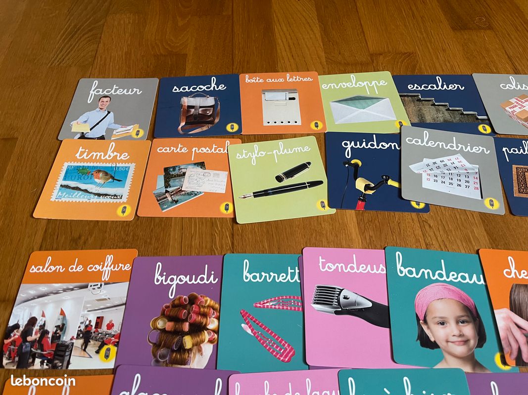 1 lot de 42 cartes-mots pour développer le vocabulaire, relatif à 3 thèmes (image 11)