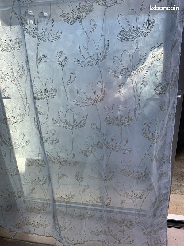 Rideau fleurs (image 2)