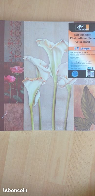Grand album photos neuf motif fleurs (image 1)