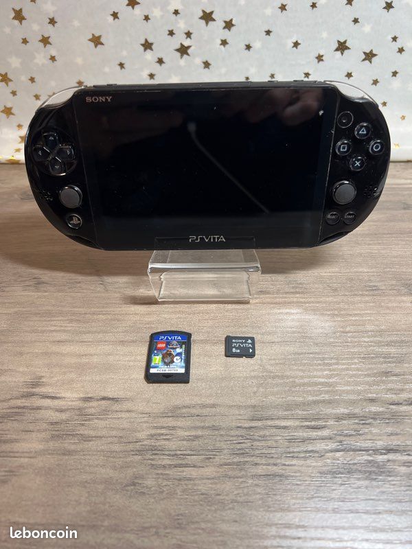 CONSOLE SONY PS Vita PCH-2000 (acceptable) accessoire complet kaki/noir