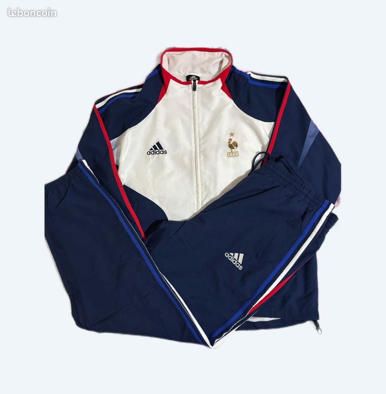 Parka longue bleue adidas - Equipe de France