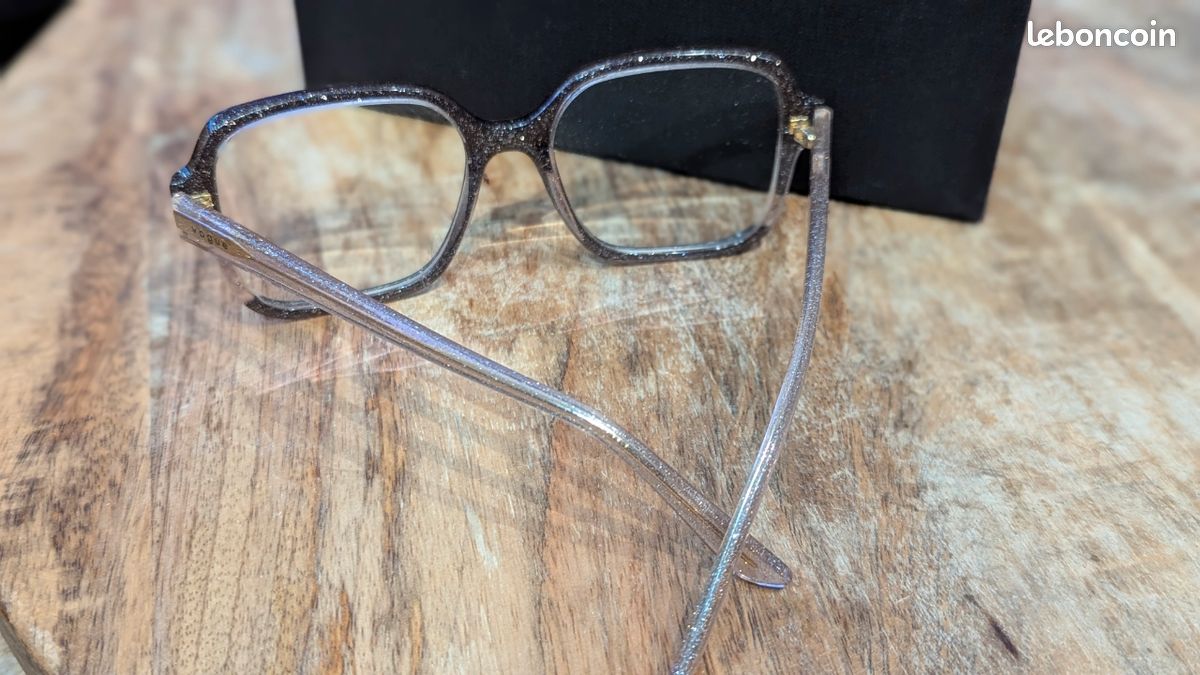 Lunettes de vue Vogue – Monture translucide rosée / marron (image 3)