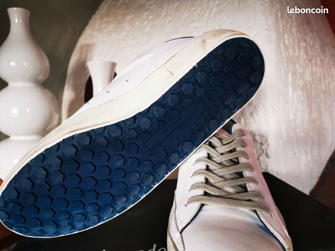 Sneakers cuir QUATTROBARRADODICCI (NEUVE) valeur 199 (image 4)