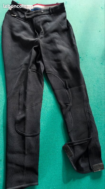 Pantalon noir d'équitation taille 42 modèle femme marque