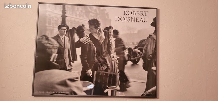 Poster Toile Robert Doisneau - Déco Chambre Ou Bureau | Impression Haute Qualité