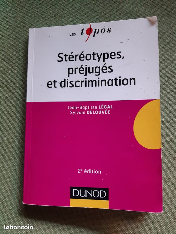Livre Stéréotypes, préjugés et discriminations (image 1)