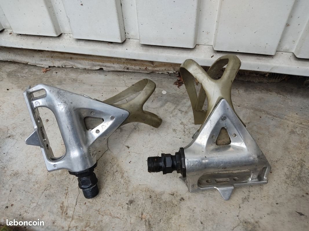 Pédales Shimano 600 PD-A550 Vintage NOS - Pédales Automatiques Avec Clips - Japon