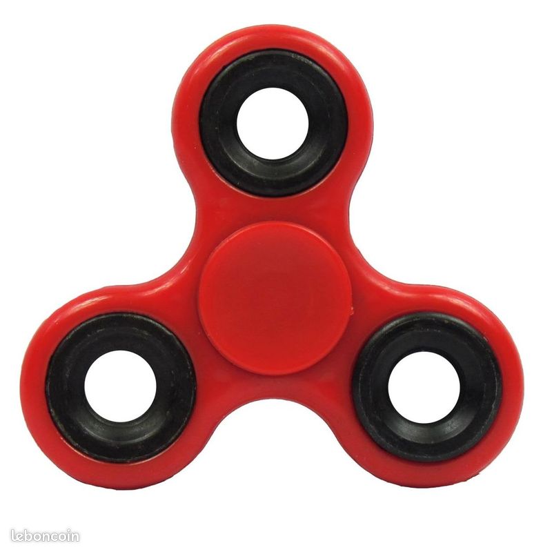Hand spinner rouge et noir (image 1)