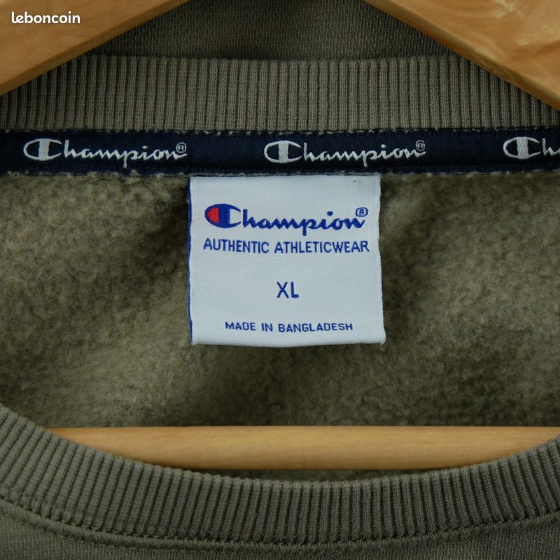 Champion Sweat Homme Taille XL Kaki #QWE7541 (image 8)