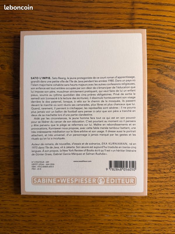 Livre | Sato l'impie (image 2)