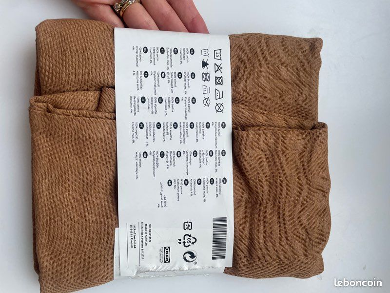 Housse à coussin marron 50 X 50 cm IKEA (image 3)