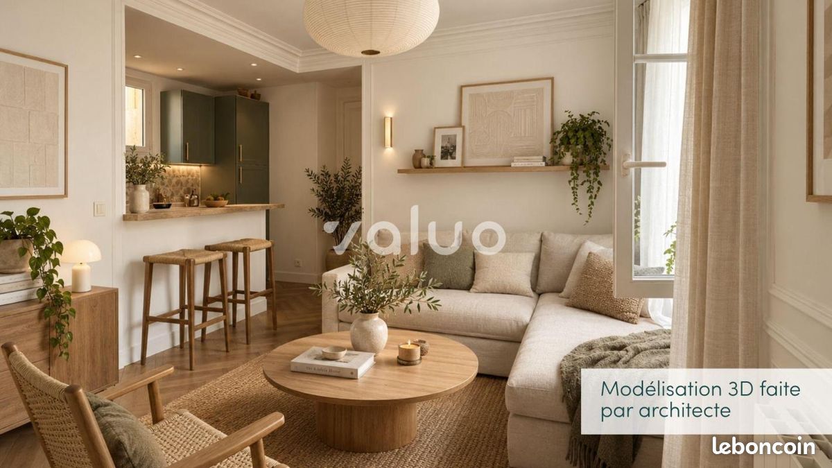 Appartement 3 pièces 45 m² · à Paris · 45 m² · 515 800 €