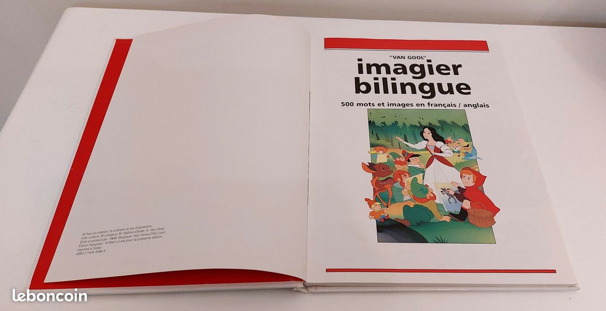 Imagier bilingue : Mon livre de mots français – anglais (image 7)