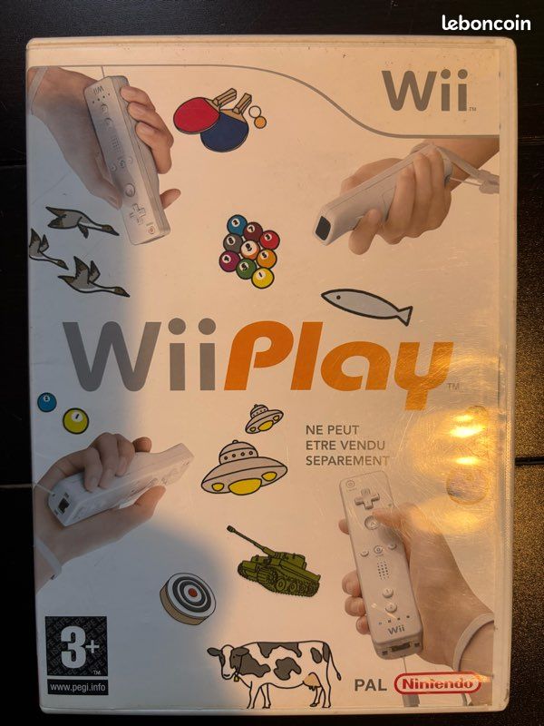 Jeu Wii Play (complet avec notice et carte club Nintendo) (image 1)